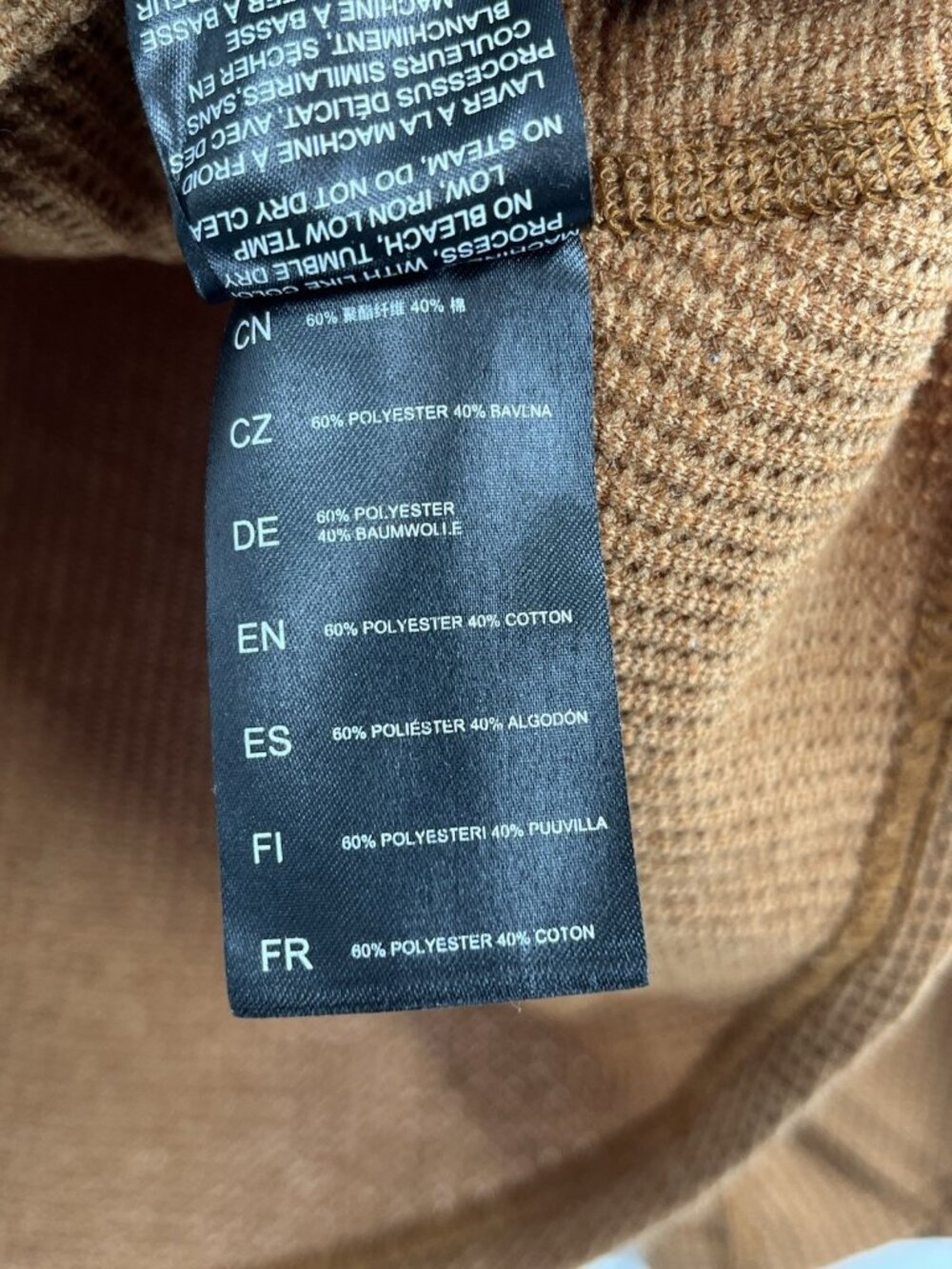 KUHL Women's Brown Thermal Cowl Neck Popover Shirt Large - Picture 4 of 5